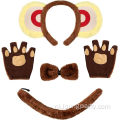 Halloween Party Animal Cosplay Set kostuumaccessoires ingesteld